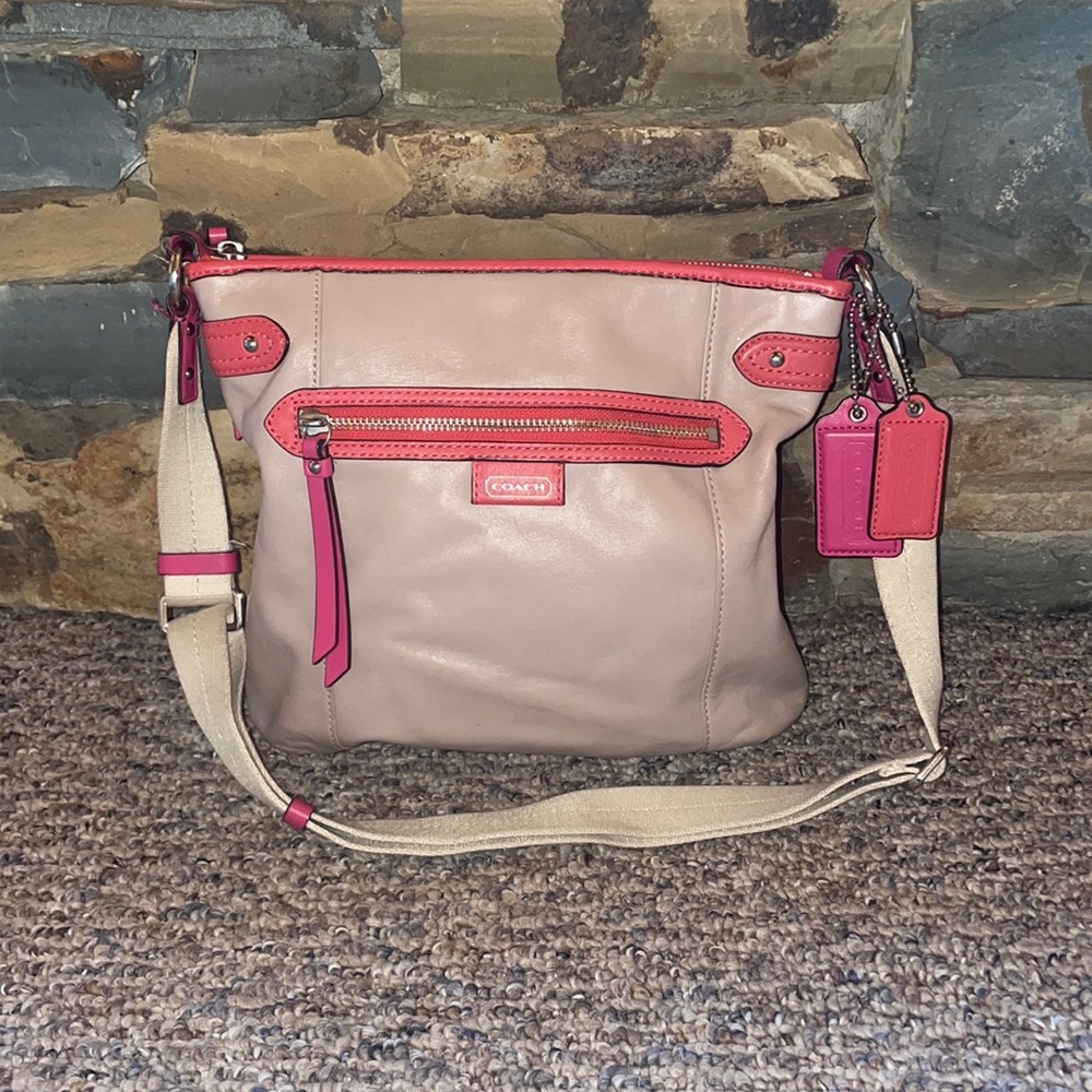 Coach Daisy Spectator Leather File Crossbody Bag